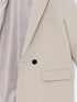 LC Waikiki Women's Straight Long Sleeve Gabardine Blazer Jacket